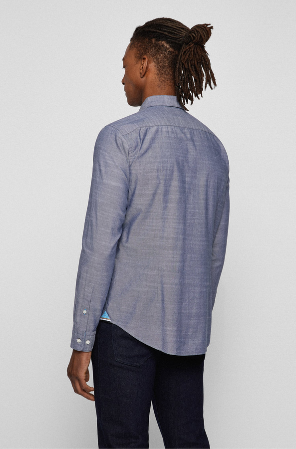 ΠΟΥΚΑΜΙΣΟ BOSS - 404 ΜΠΛΕ